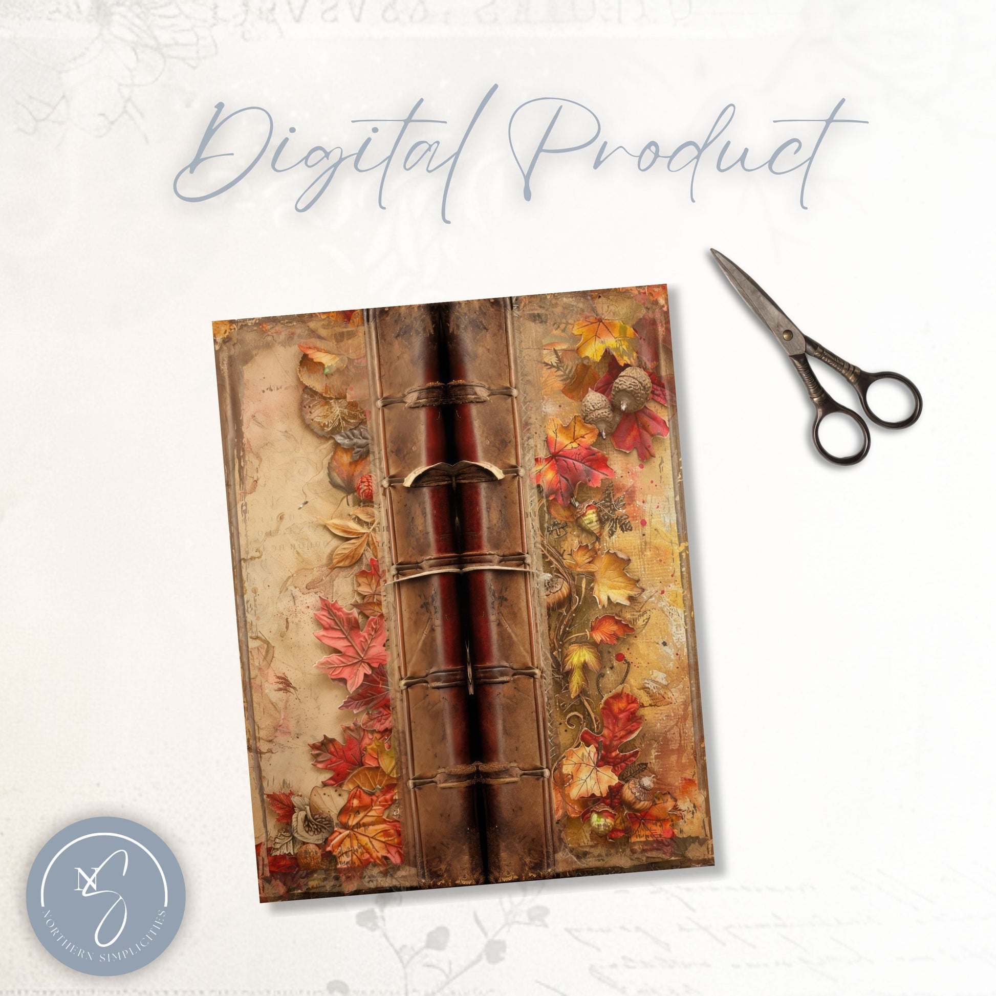 Autumn Whimsy Tall Journal Cover