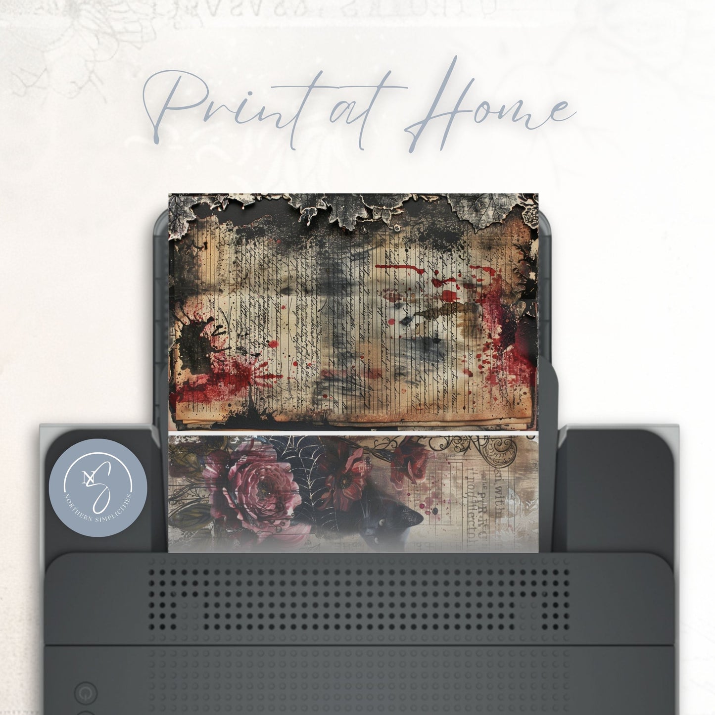 Haunted Blooms Journal Papers