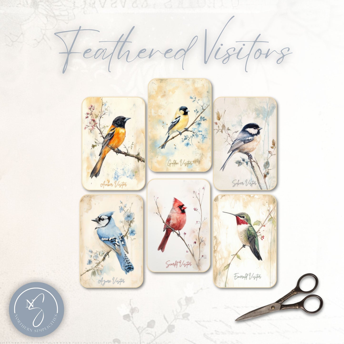 Golden Visitor Accordion Folio Kit