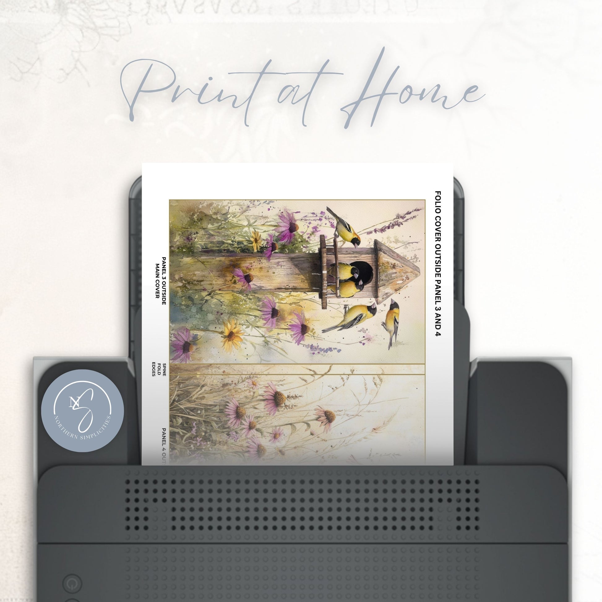 Golden Visitor Accordion Folio Kit