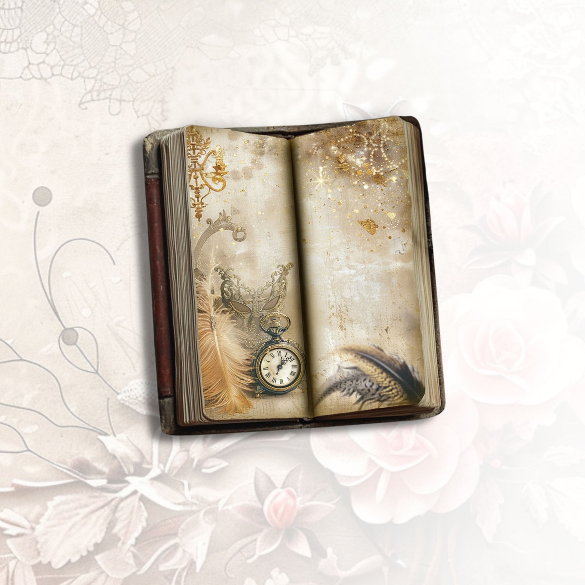 Midnight Affair Tall Journal Pages
