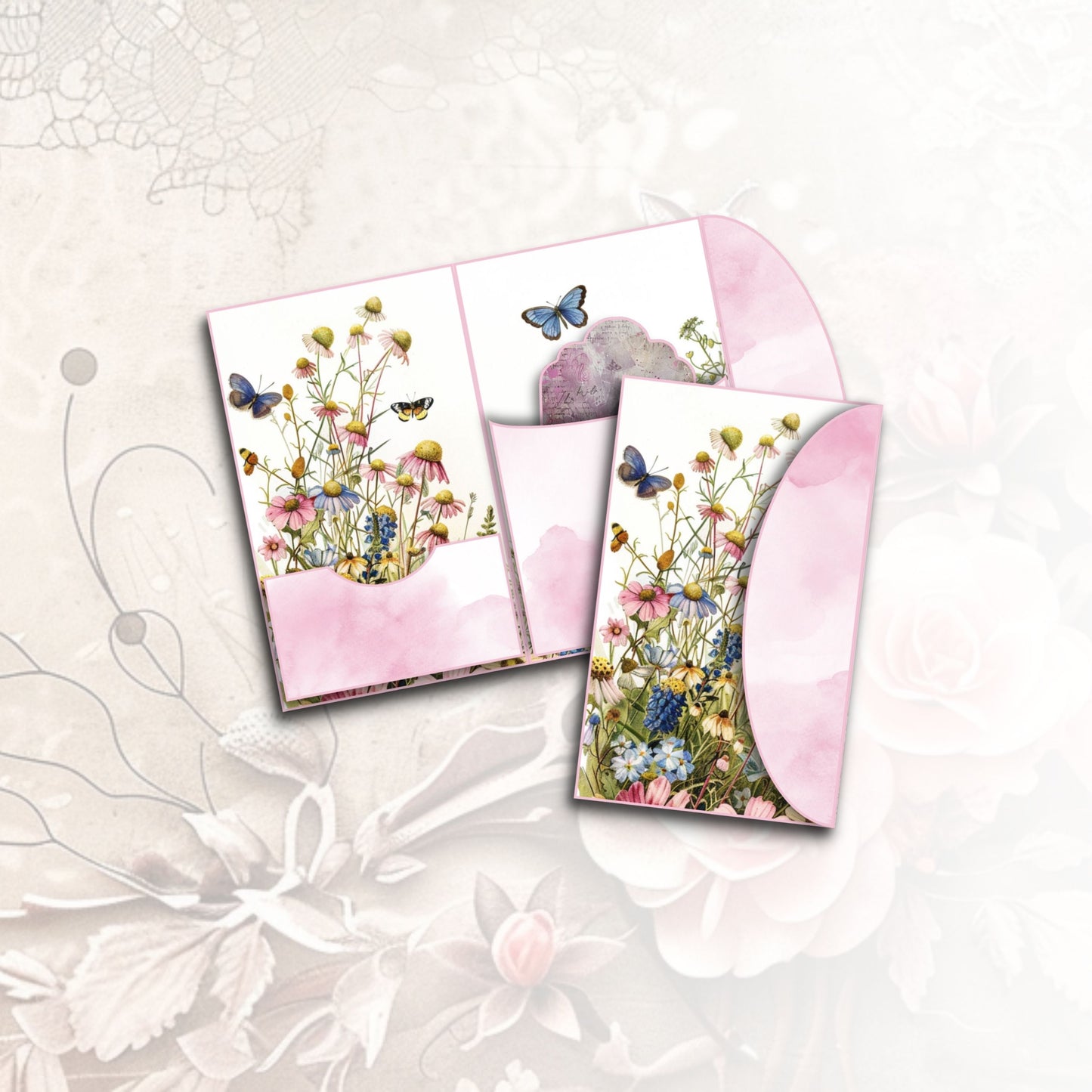 Watercolor Wildflowers Folio Kit