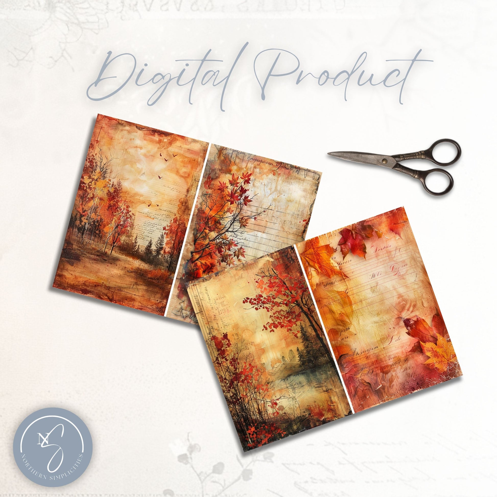 Autumn Whimsy Journal Papers
