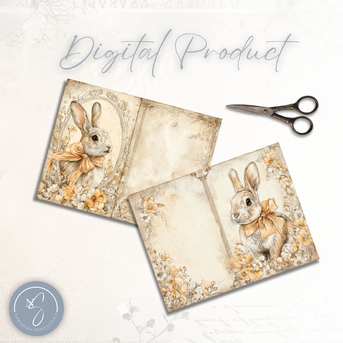 Heirloom Bunny Journal Papers