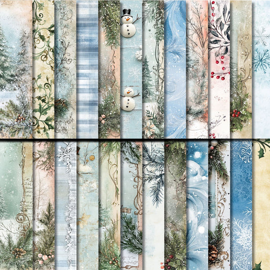 Frosty Friends Seamless Papers