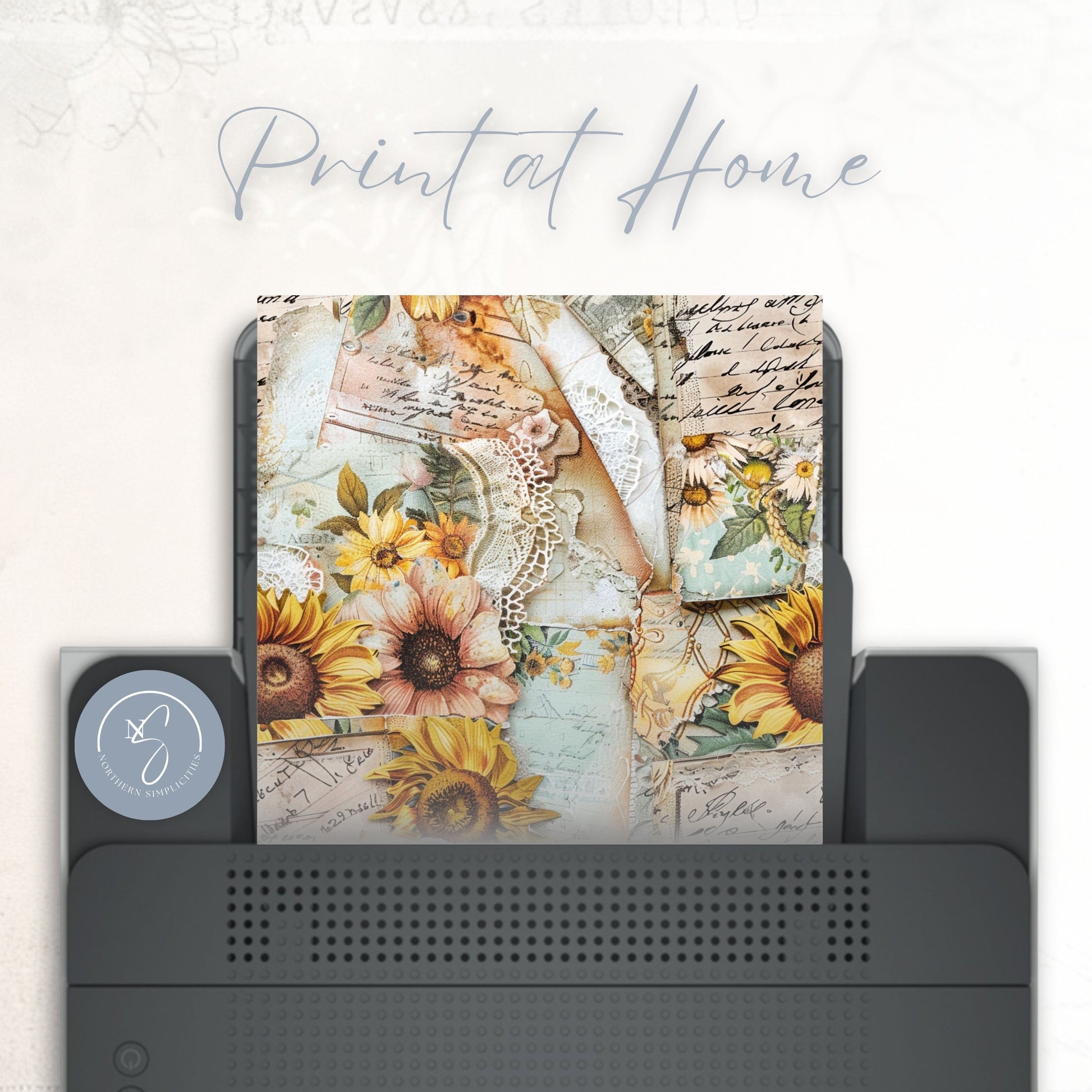 Sunflower Bliss Seamless Papers
