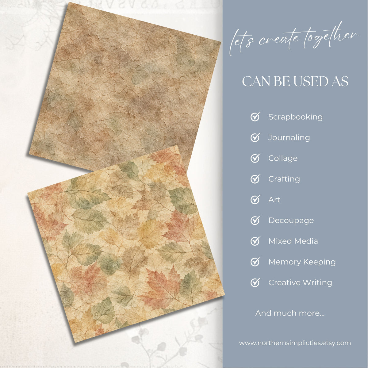 Fall Threads Seamless Papers