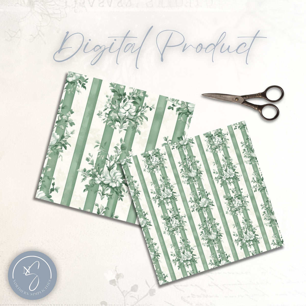 Chateau Garden Seamless Papers