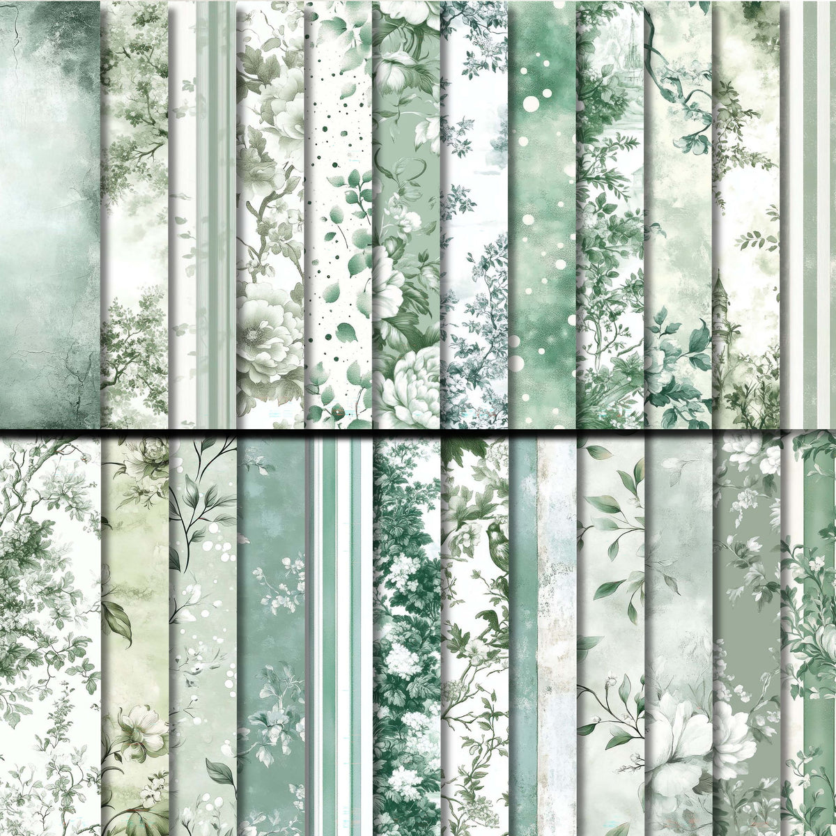 Chateau Garden Seamless Papers
