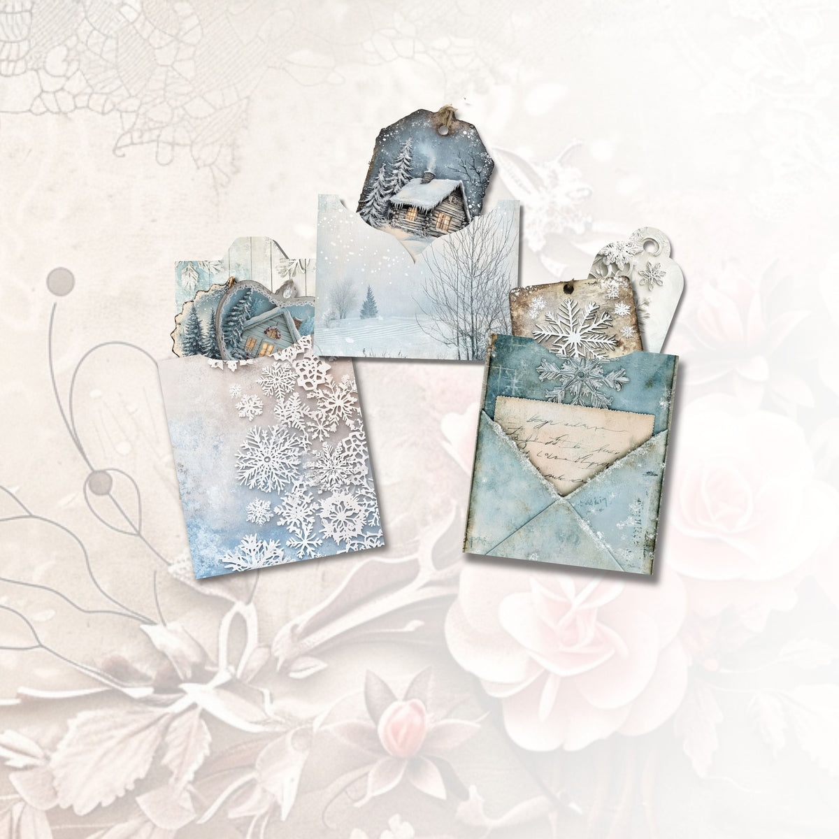 Frosted Elegance Ephemera