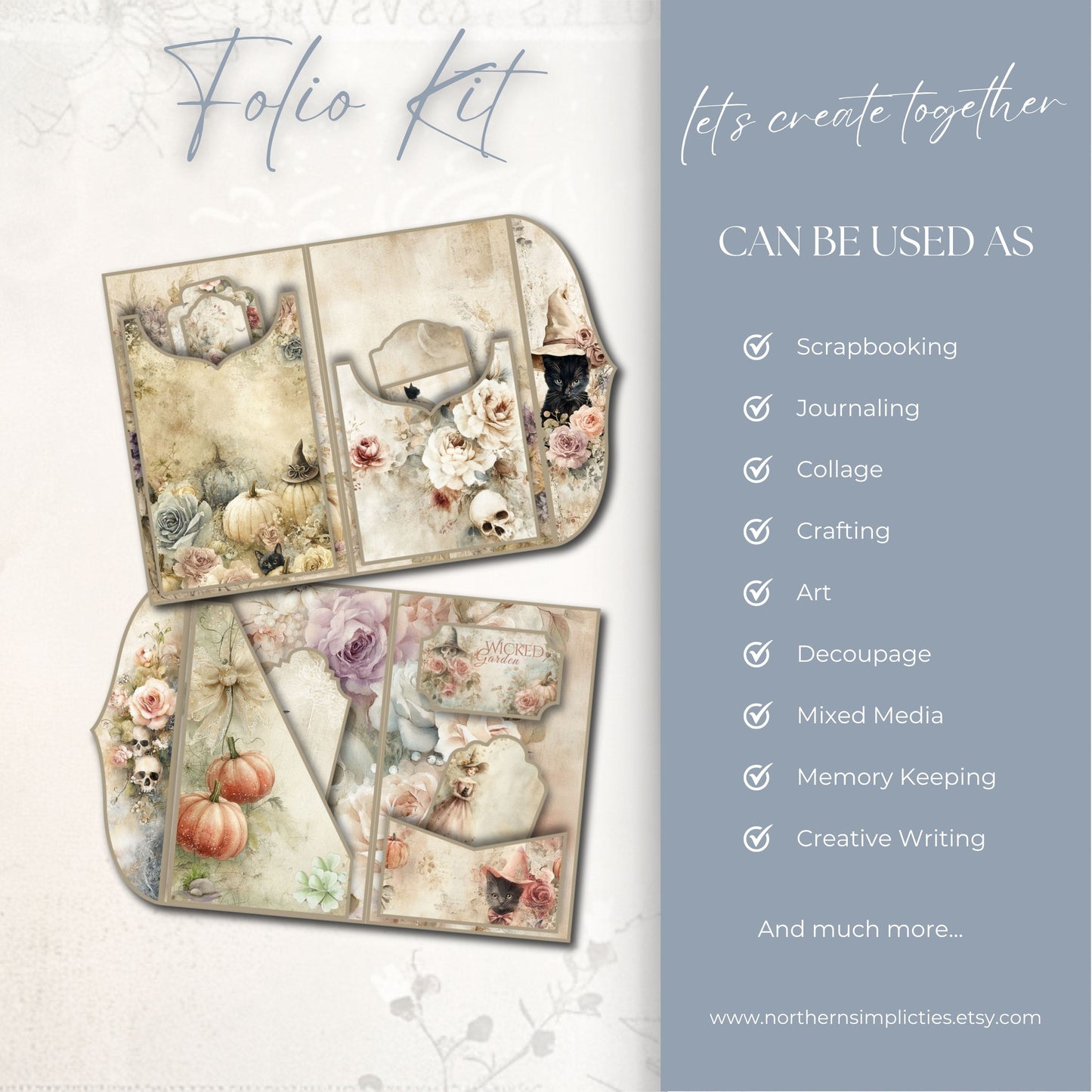 Wicked Garden Junk Journal Kit