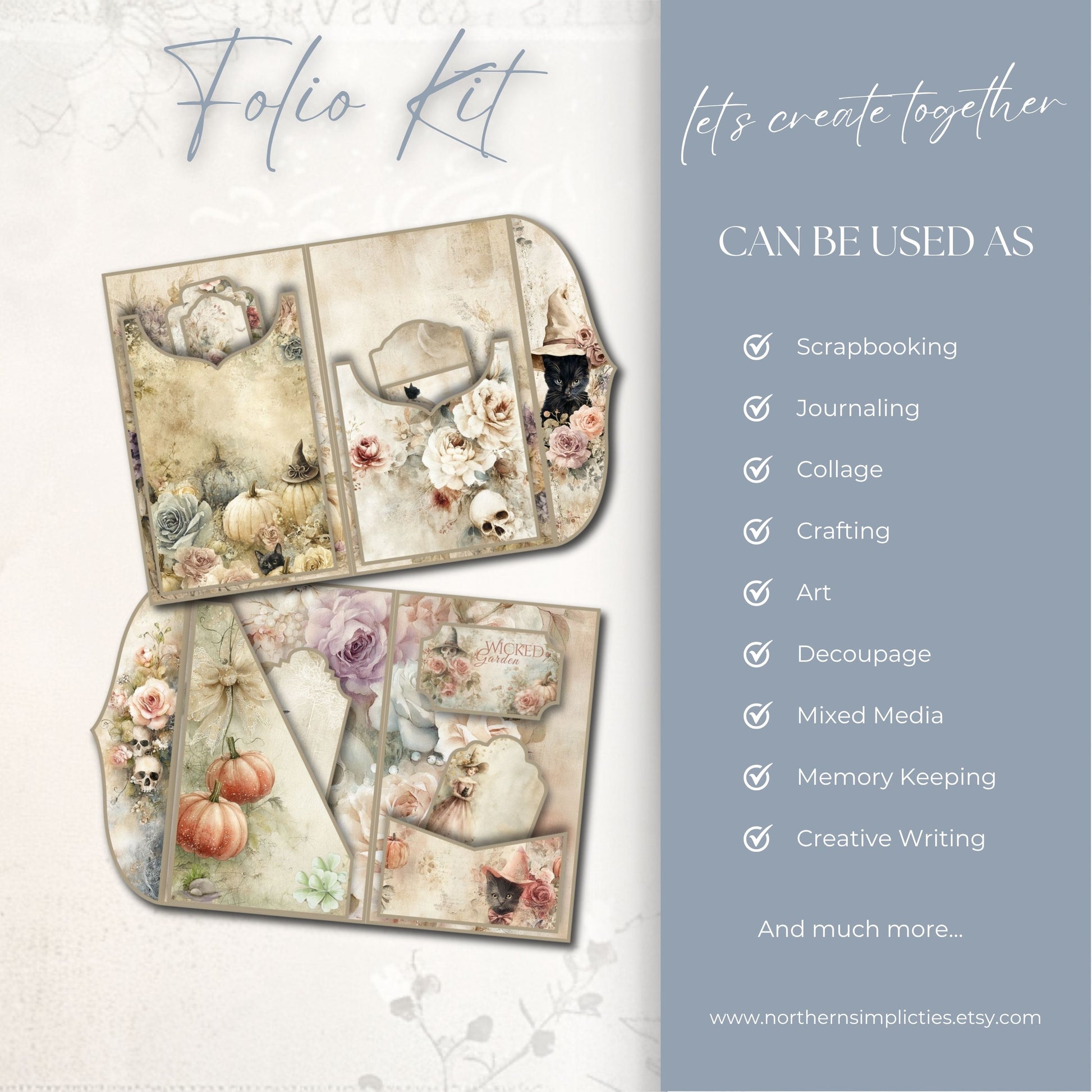 Wicked Garden Junk Journal Kit