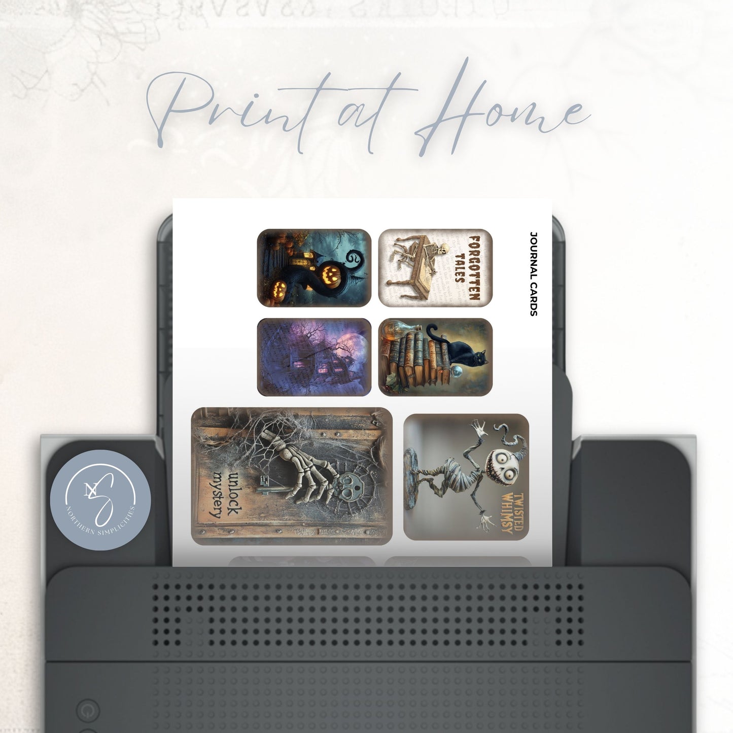 Spooky Reflections Gothic Journal Cards & Envelopes