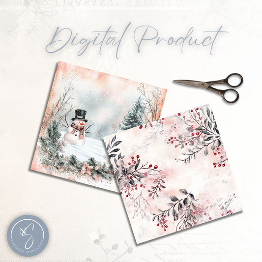 Frosty Friends Seamless Papers