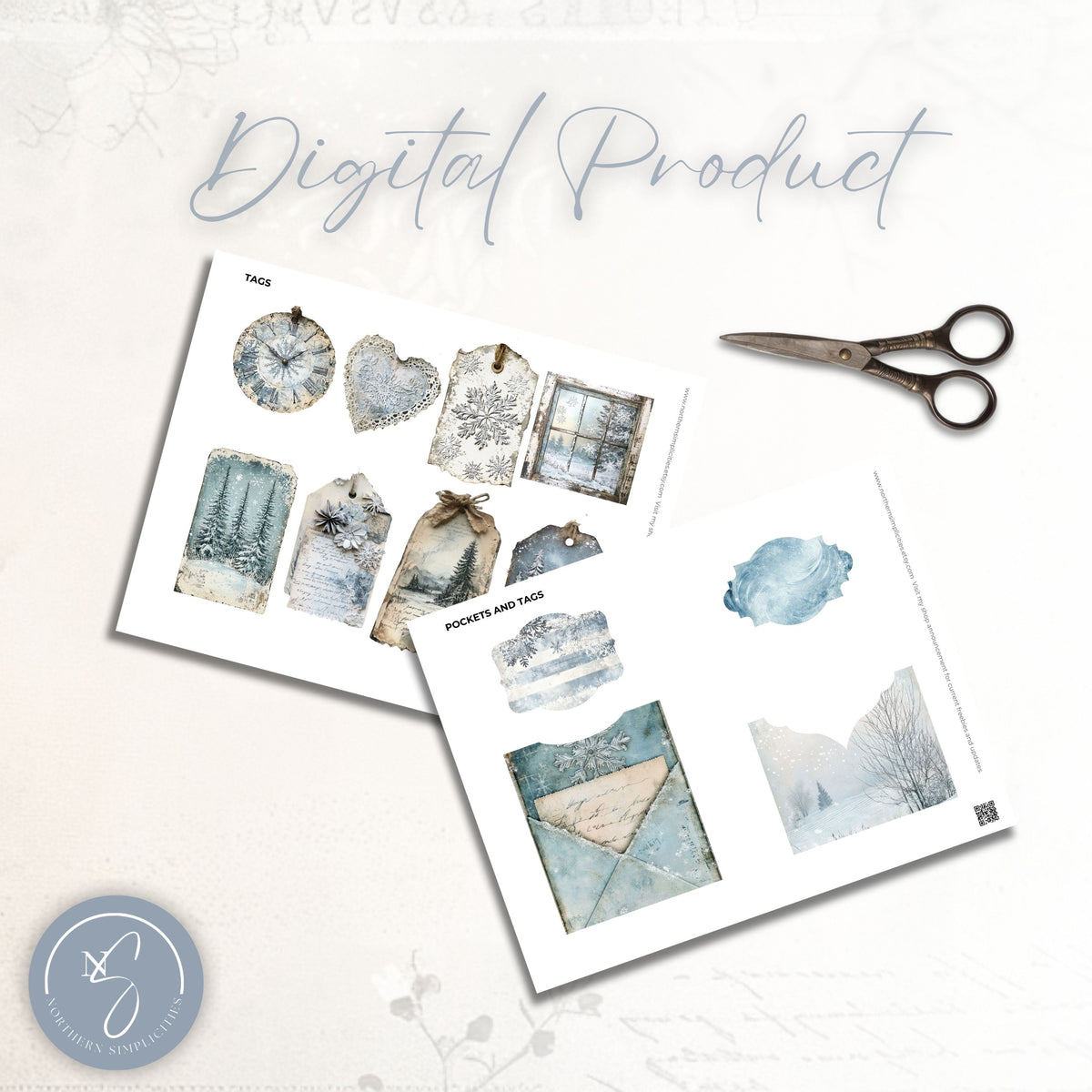 Frosted Elegance Ephemera