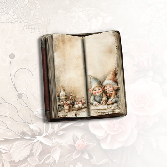 North Pole Tall Journal Pages