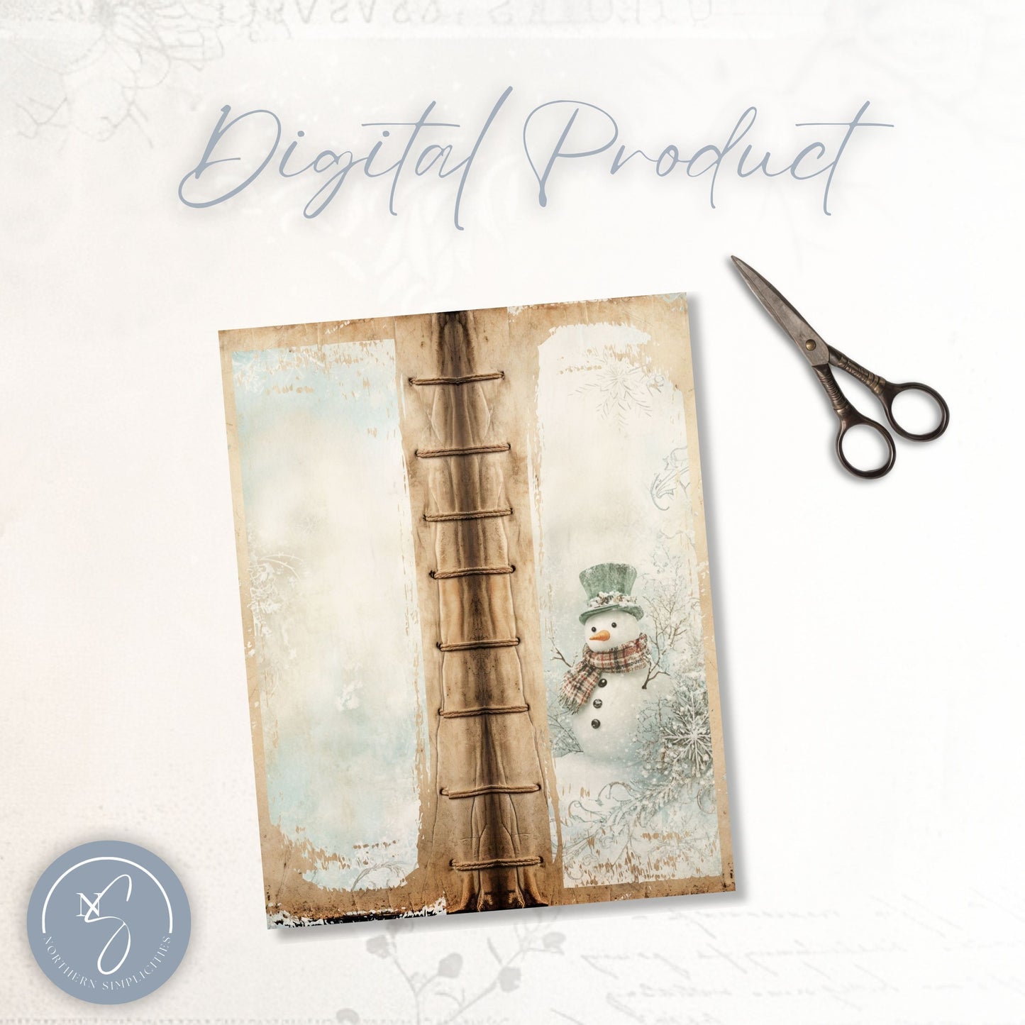 Frosty Friends Tall Journal Cover