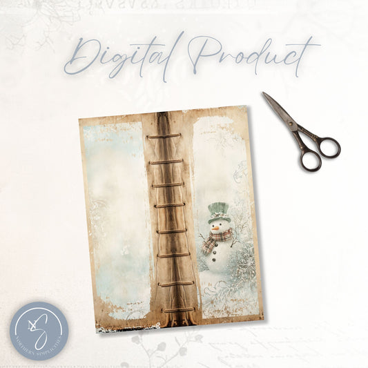 Frosty Friends Tall Journal Cover