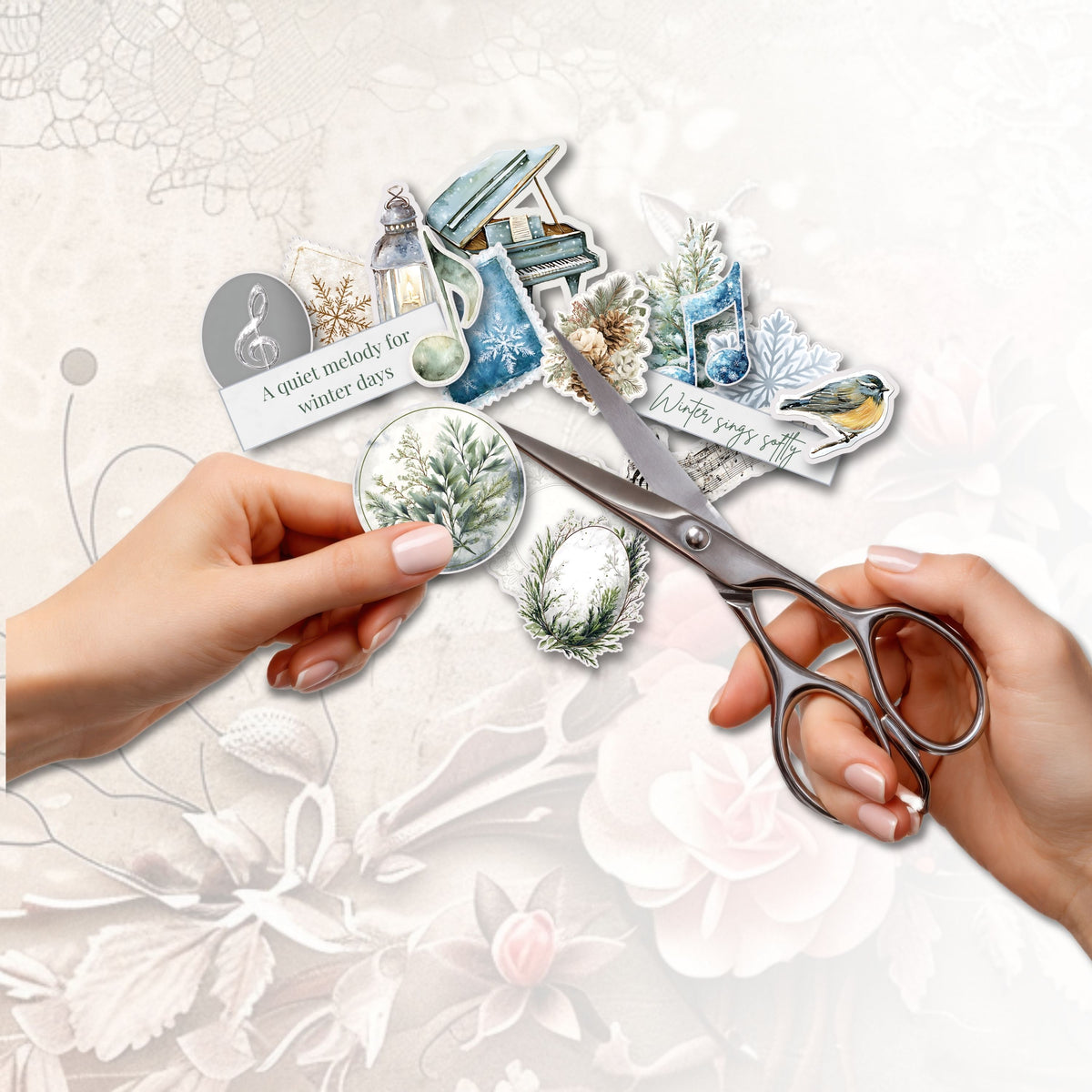 Winter Melodies Fussy Cuts