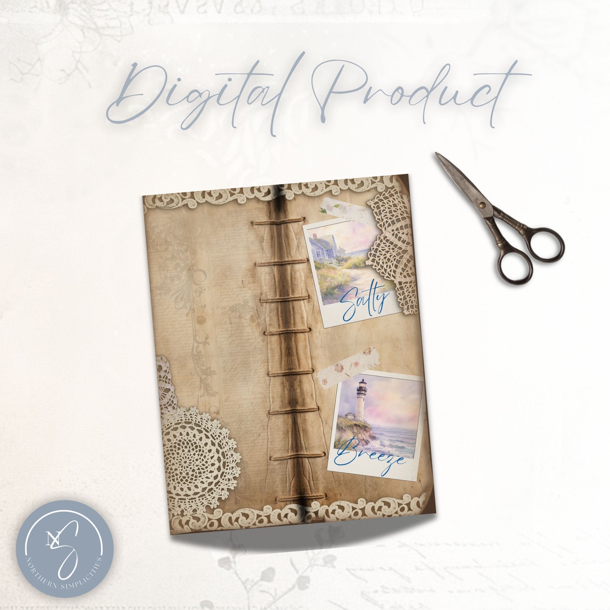 Pink Shores Tall Journal Cover