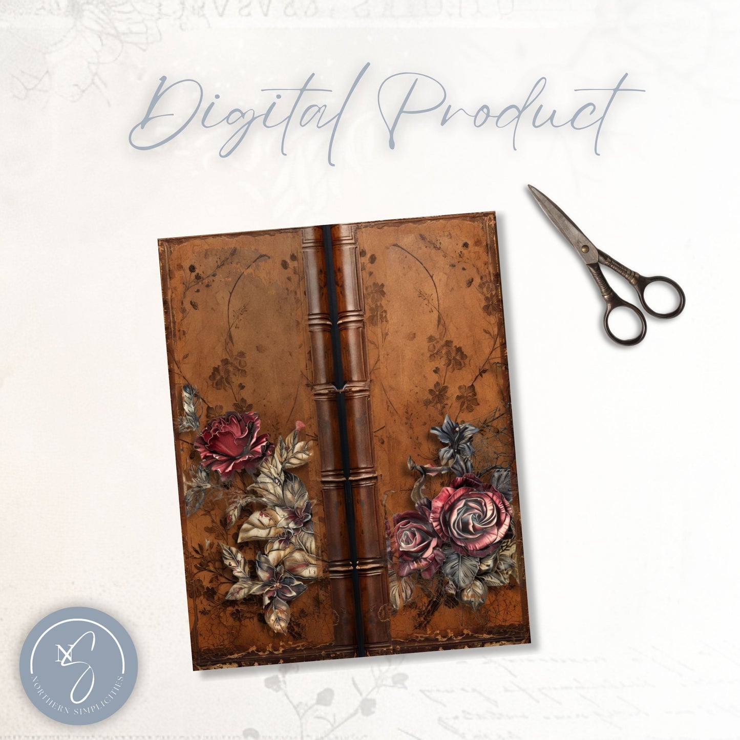 Haunted Blooms Tall Journal Cover