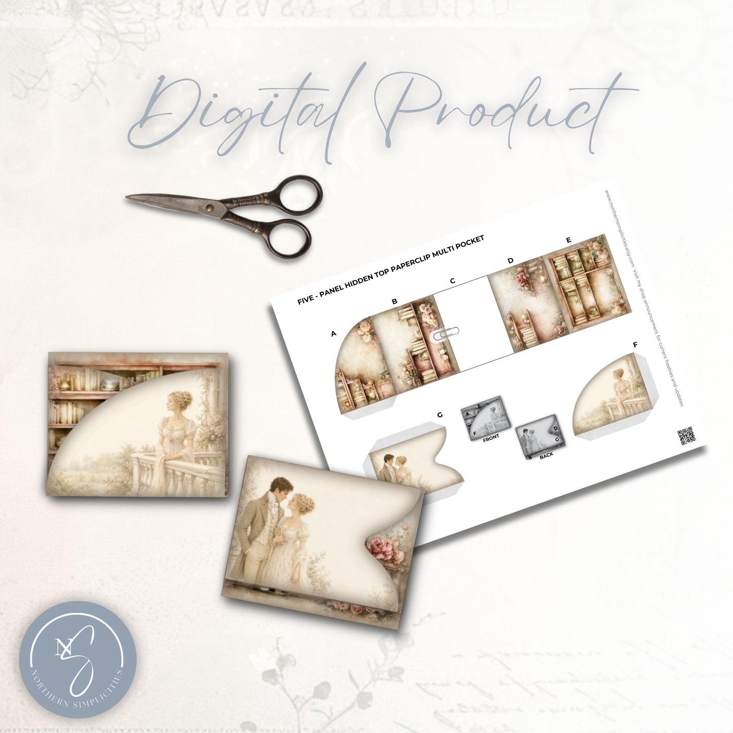 Regency Emma Hidden Paperclip Ephemera