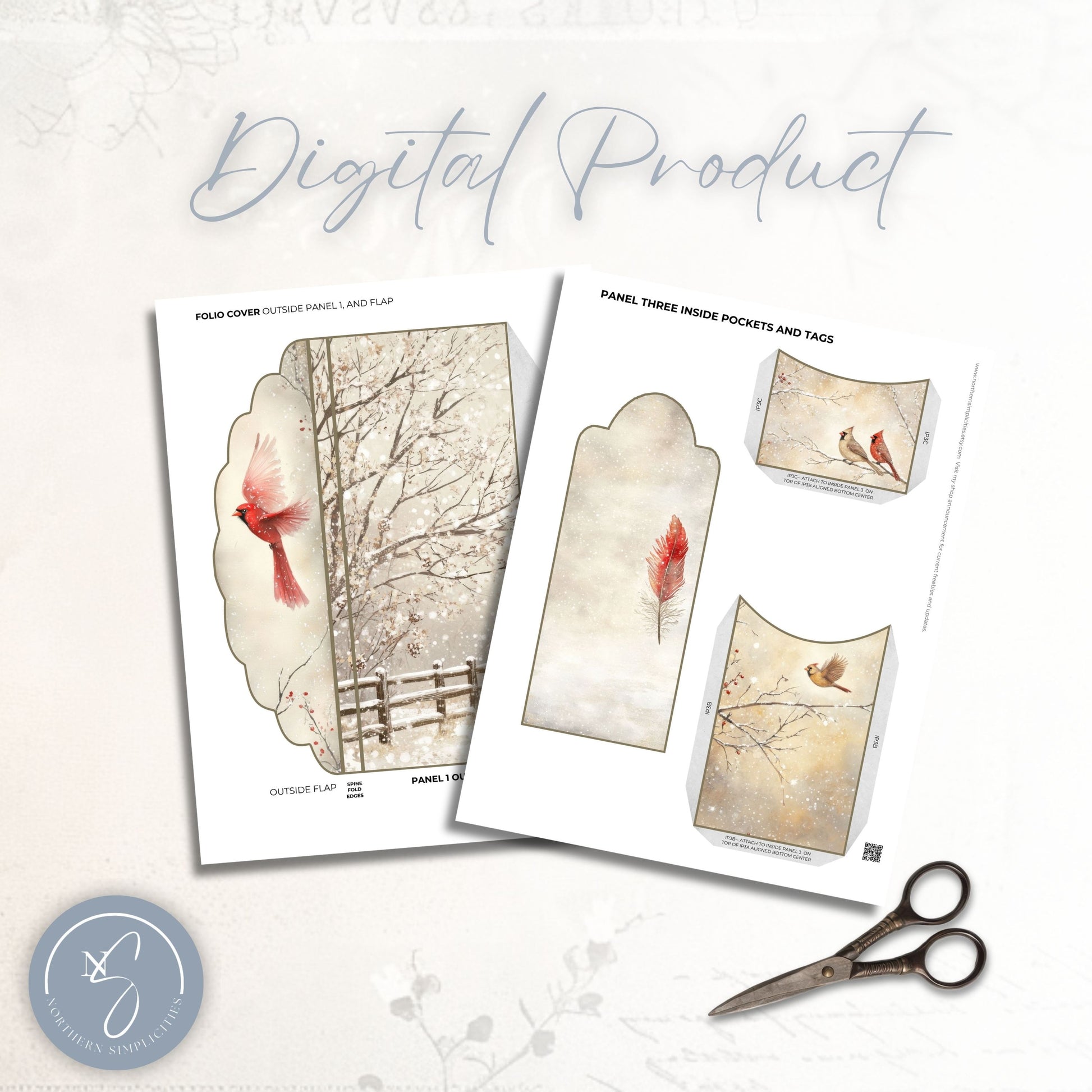 Scarlet Visitor Tall Folio Kit