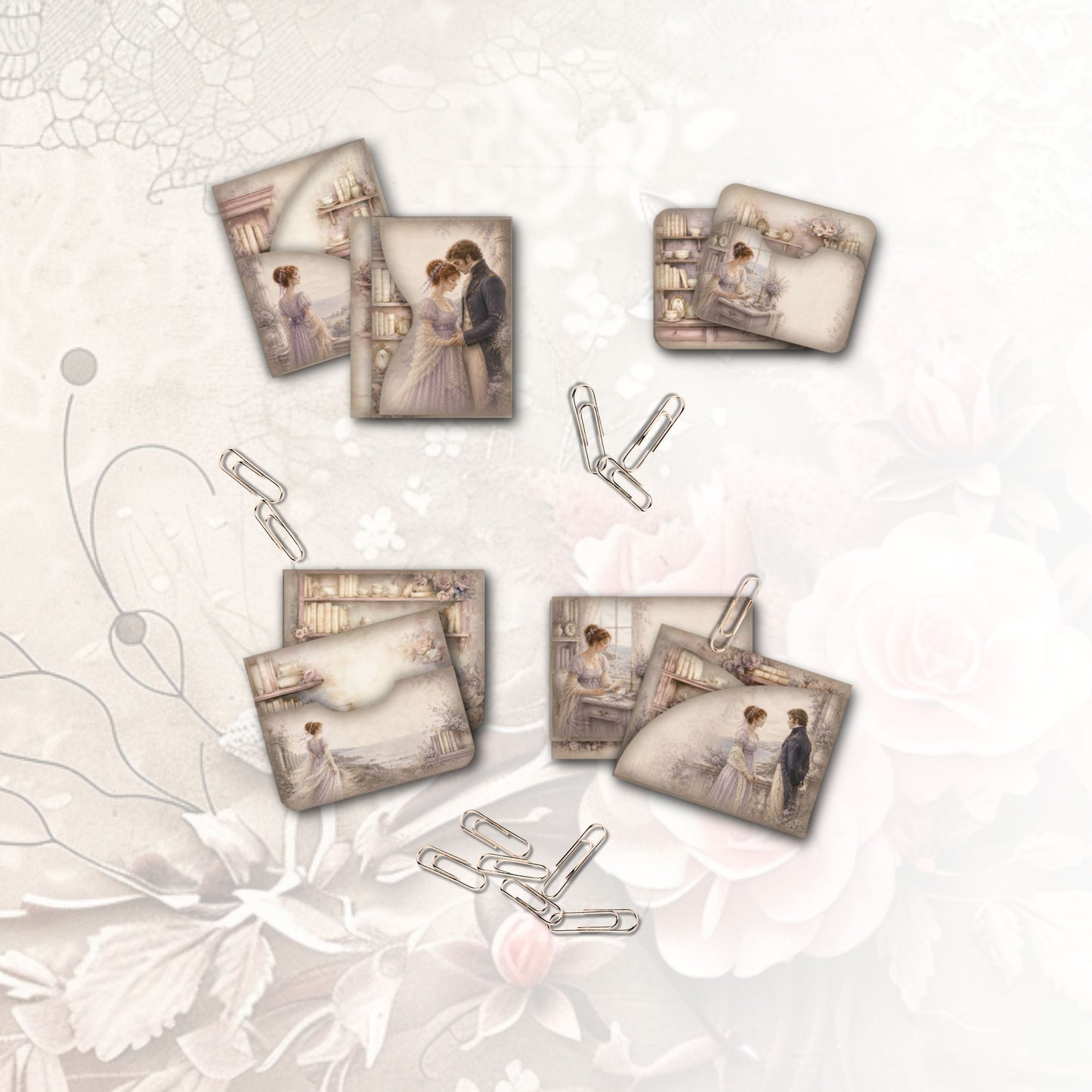 Regency Persuasion Hidden Paperclip Ephemera