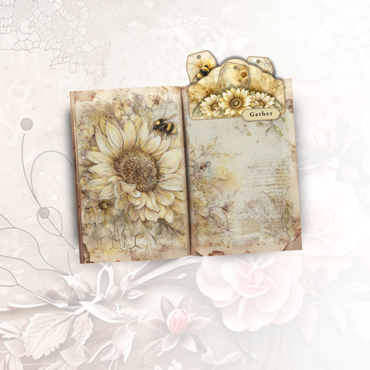 Honey Garden Layered Journal Pocket