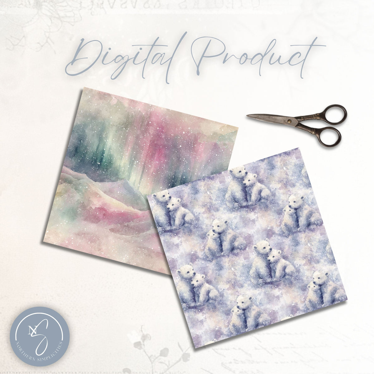 Arctic Kiss Seamless Papers
