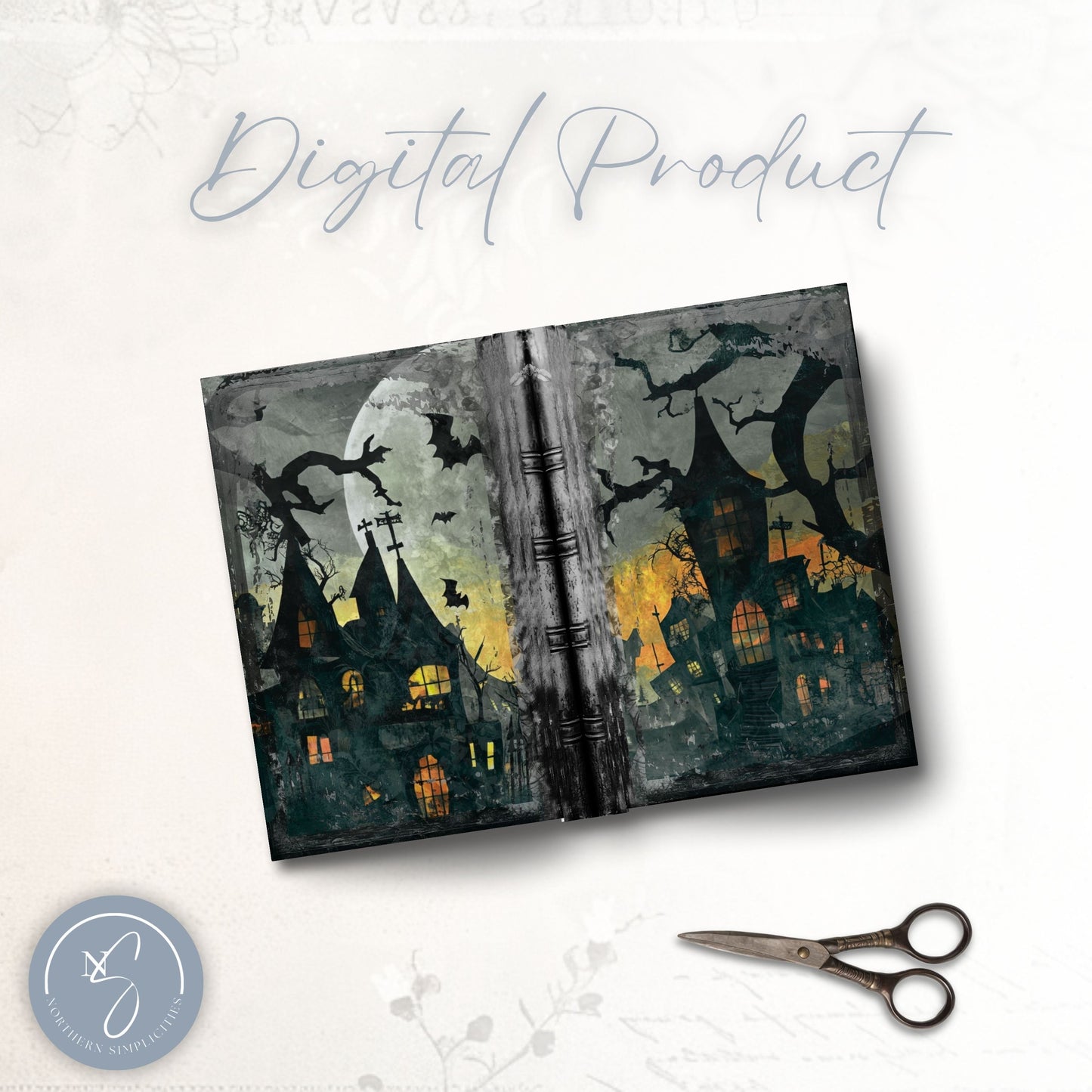 Spooky Reflections Junk Journal Cover