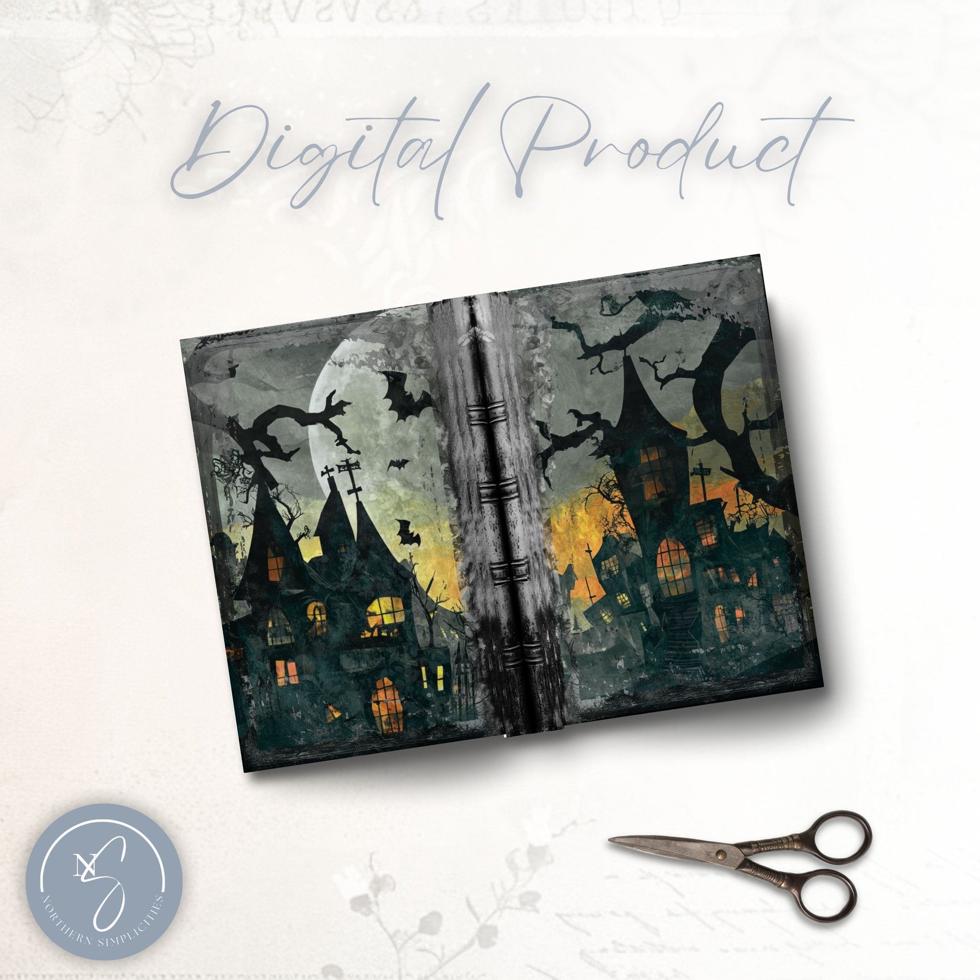 Spooky Reflections Junk Journal Cover