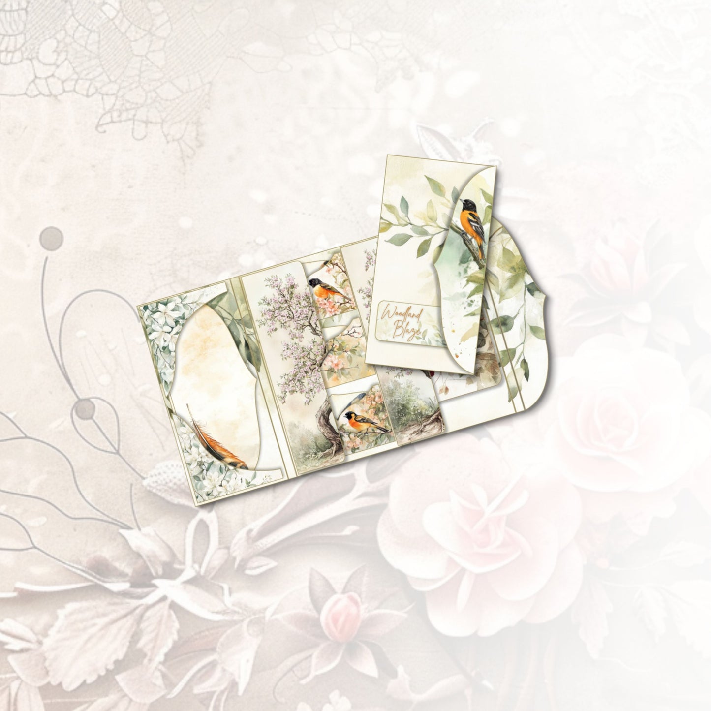 Amber Visitor Gatefold Folio Kit