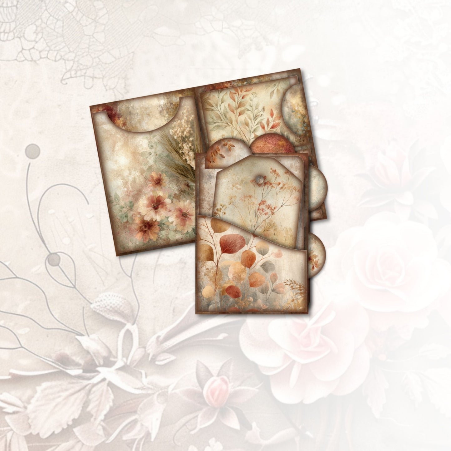 Burnished Autumn Tab Pocket Folio Kit