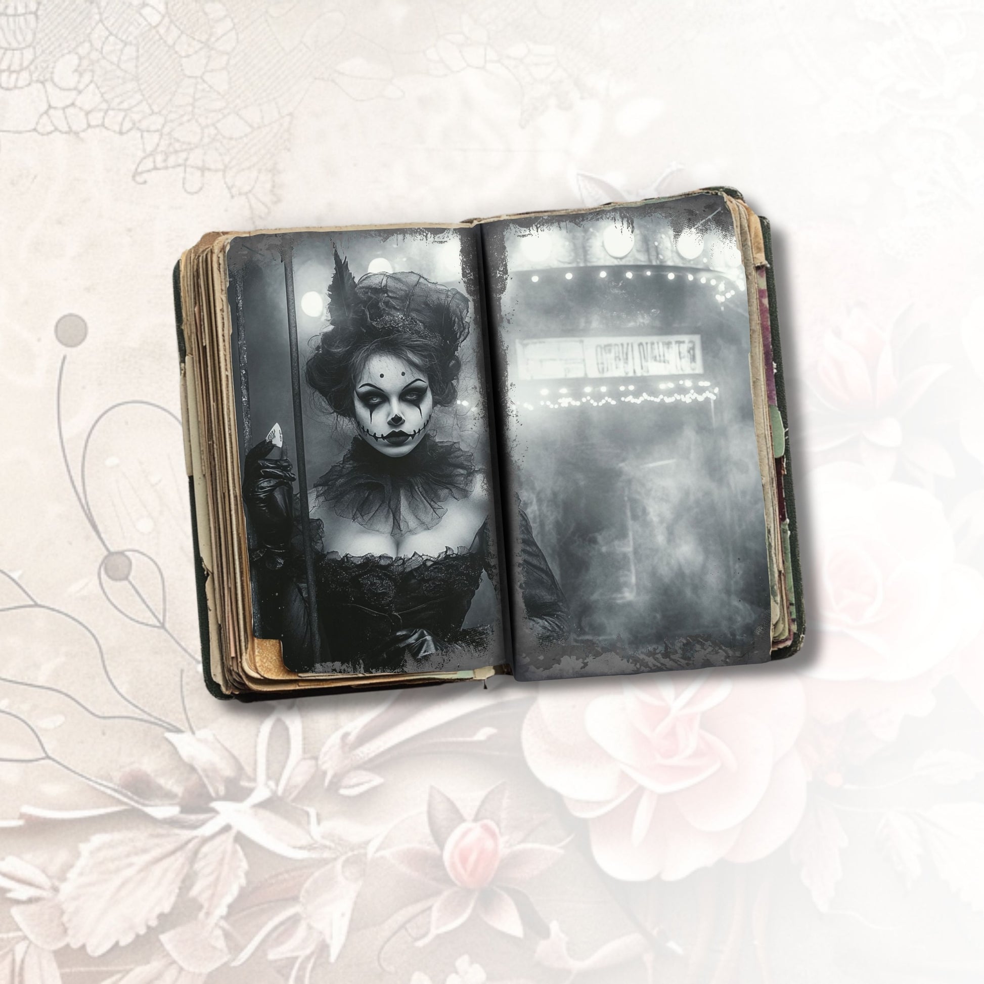Dark Carnival Junk Journal Pages