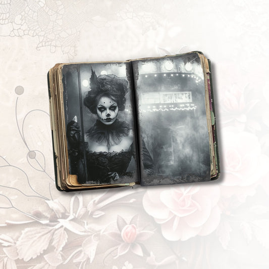 Dark Carnival Junk Journal Pages