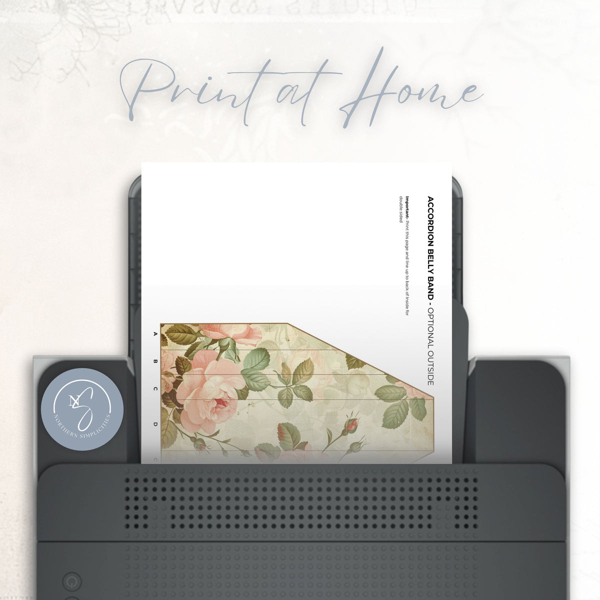 Tucked Petals Hidden Paperclips