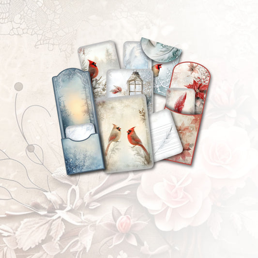 Cardinal Whispers Cards and Envelopes