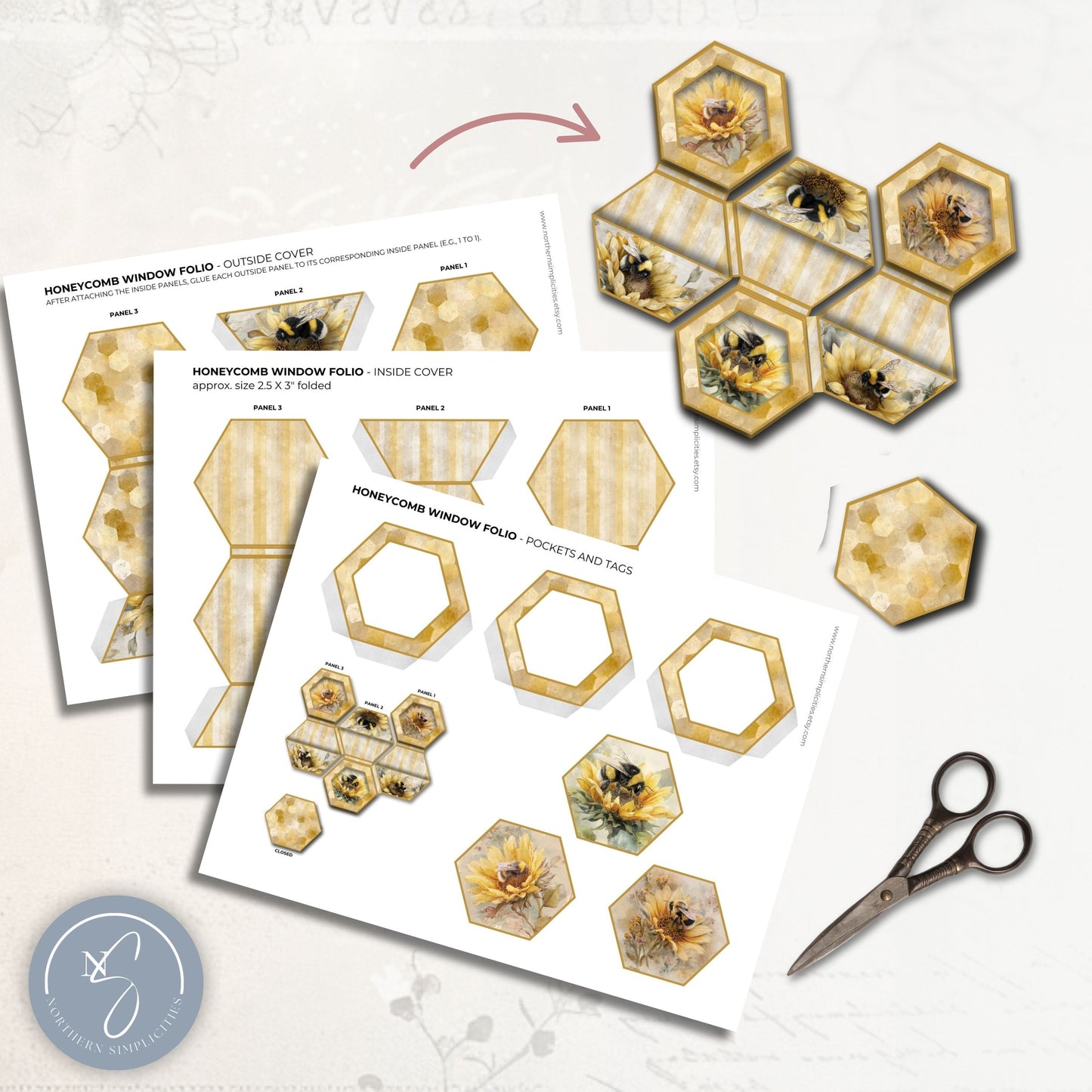 Honey Garden Pocket Folio