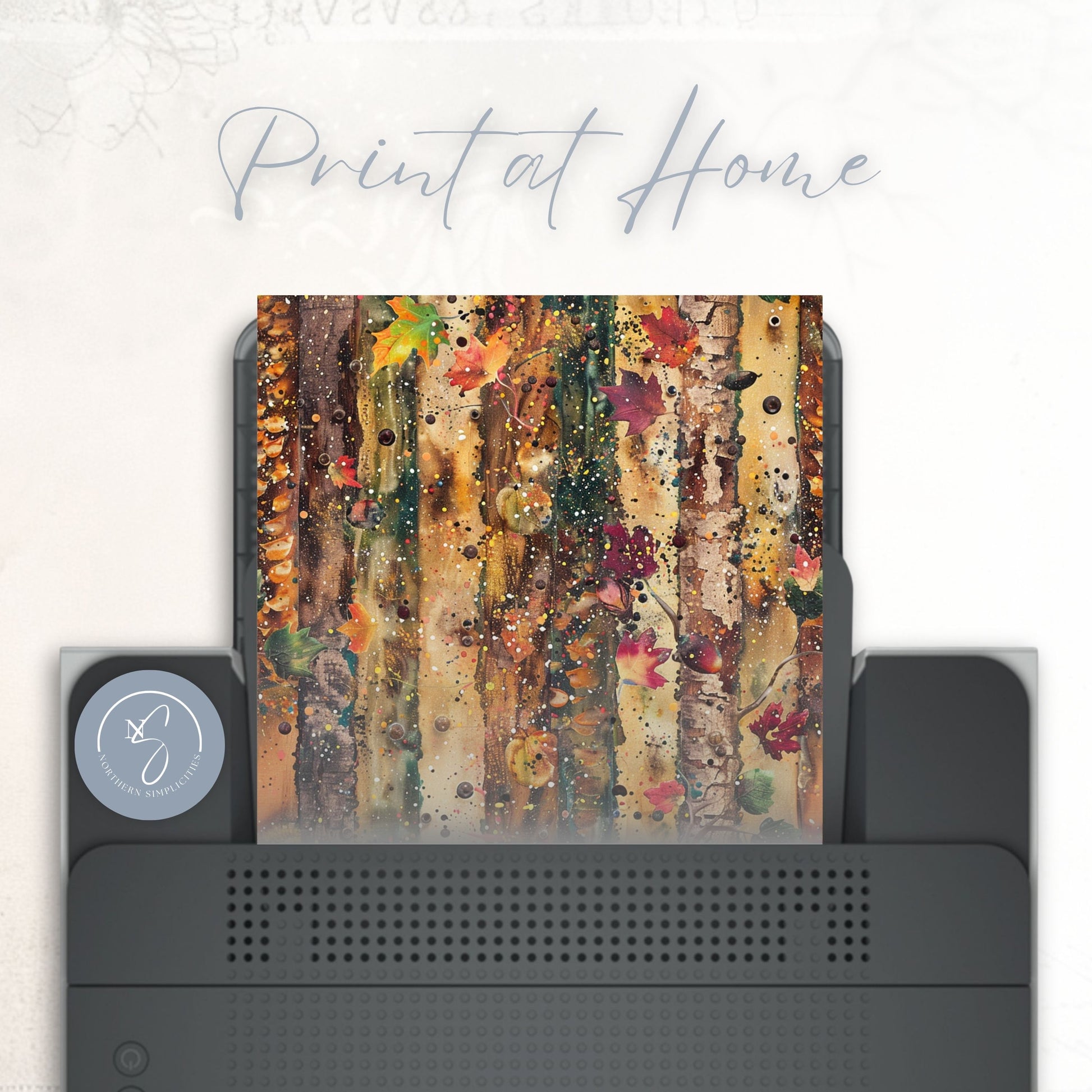 Autumn Whimsy Seamless Papers