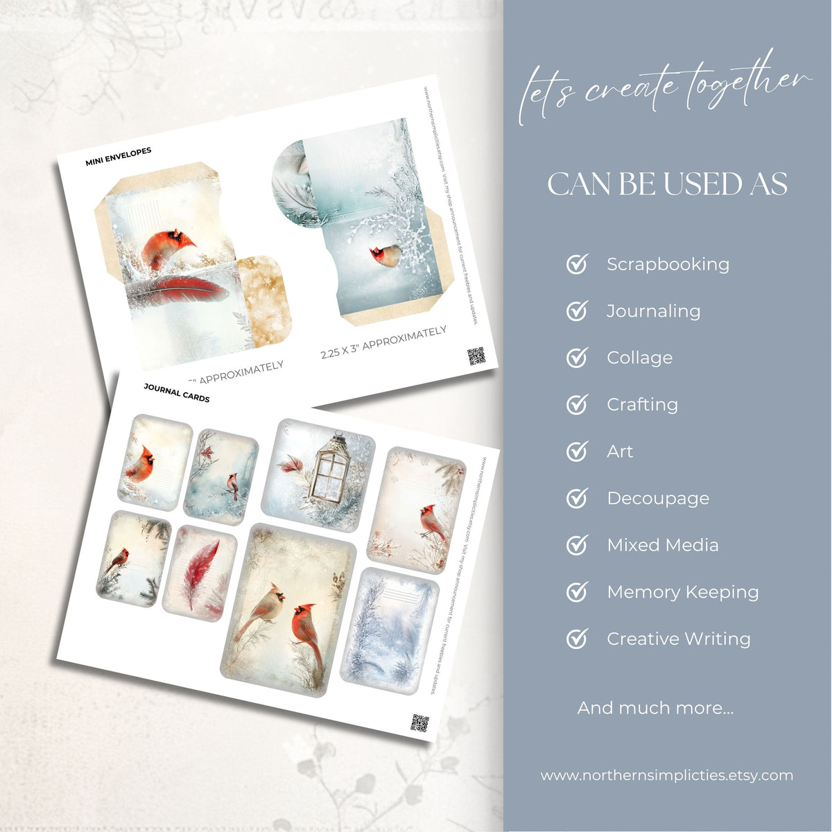 Cardinal Whispers Cards and Envelopes
