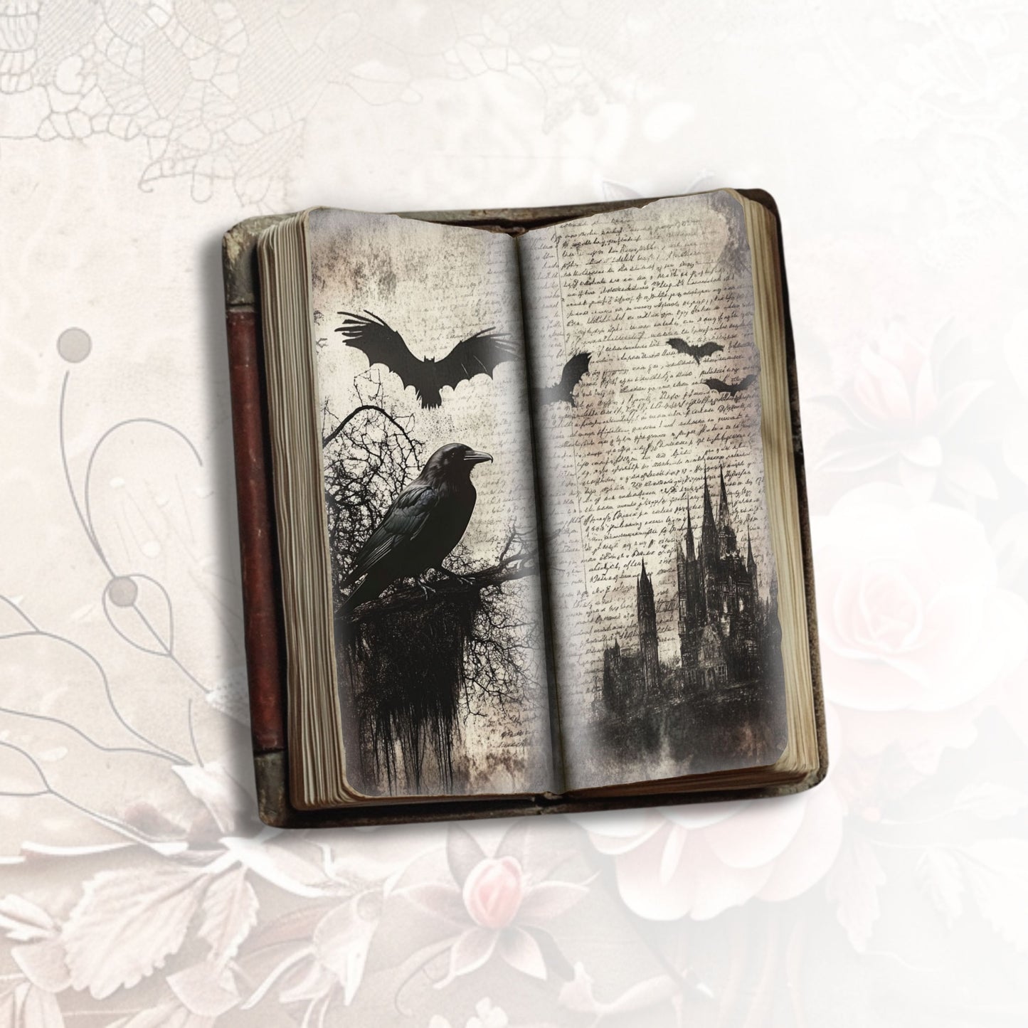 Spooky Reflections Tall Journal Pages