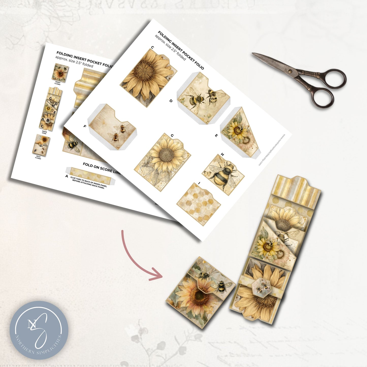 Honey Garden Pocket Folio