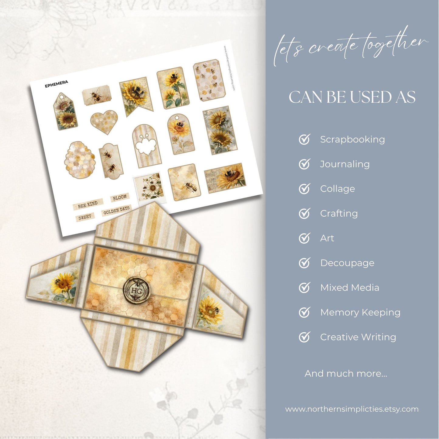 Honey Garden Happy Mail Mini Folio Kit