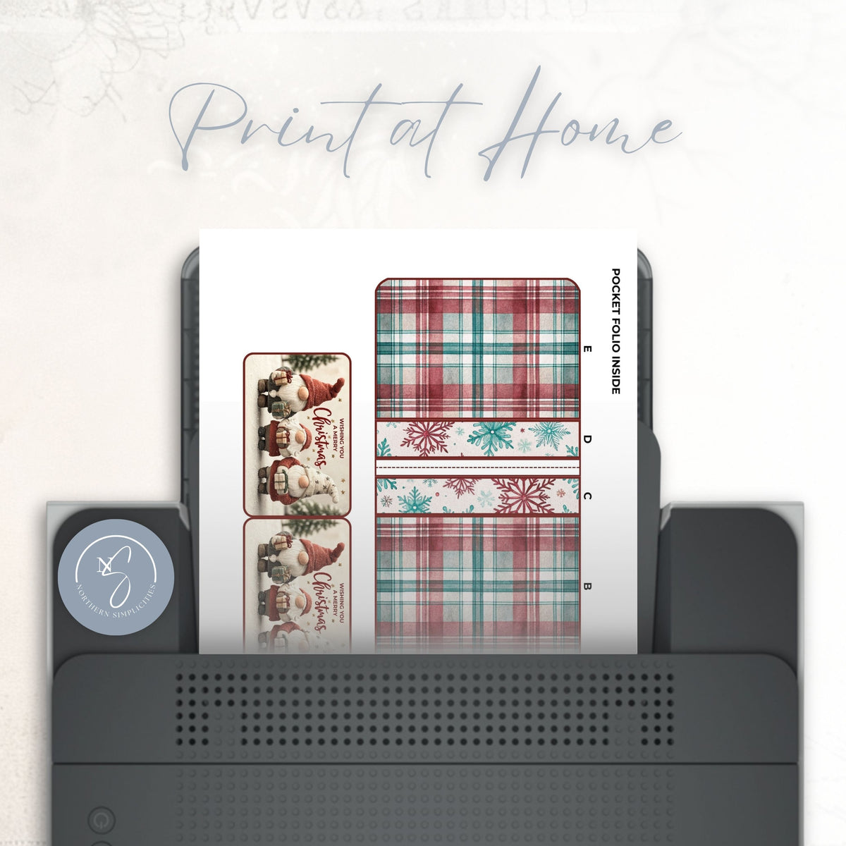Merry Message Pocket Folio