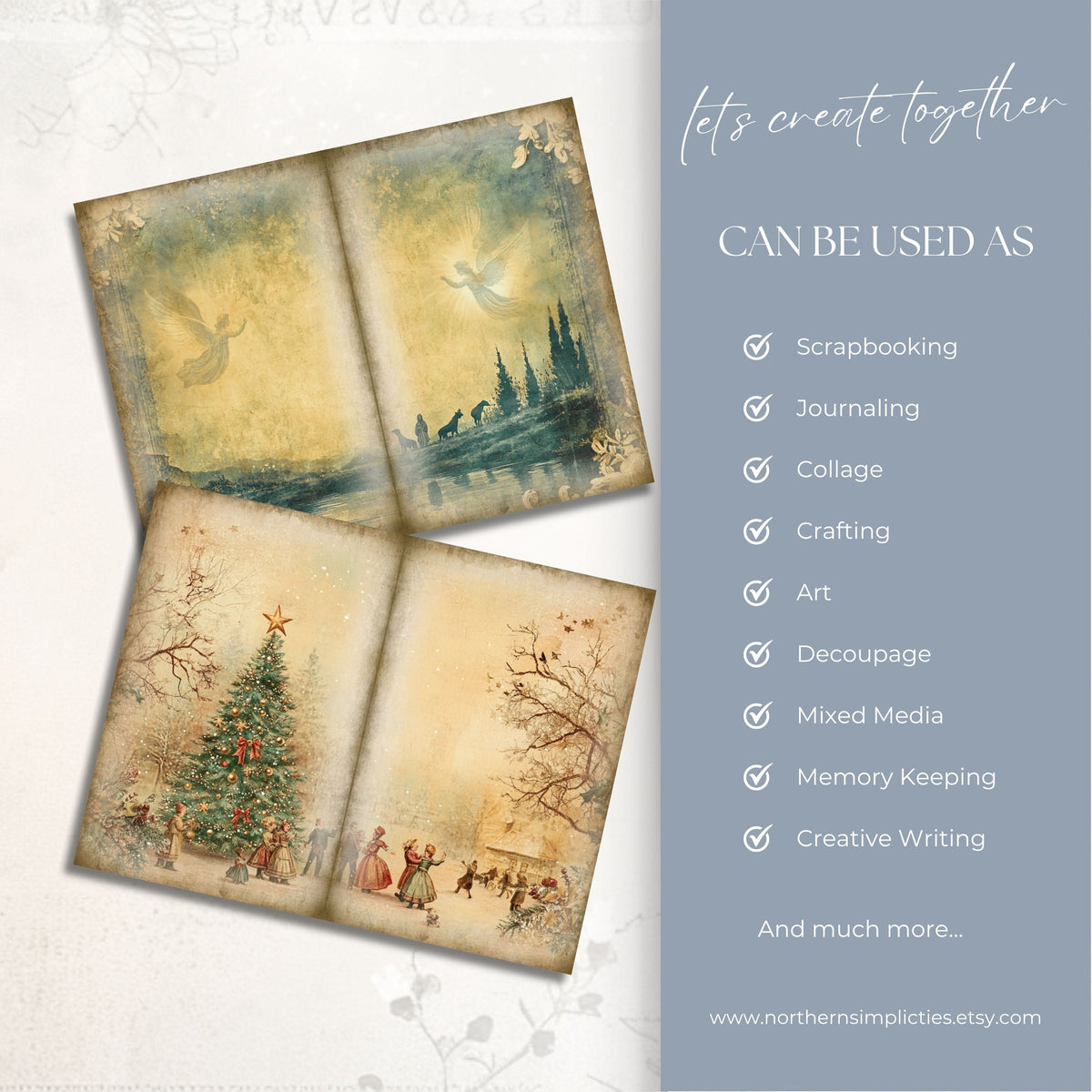 Classic Christmas Journal Pages