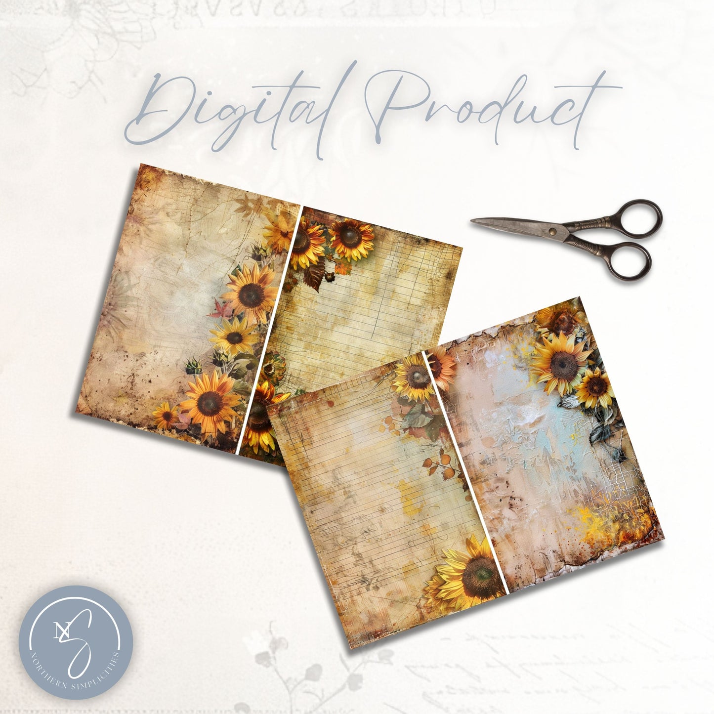 Sunflower Bliss Journal Papers