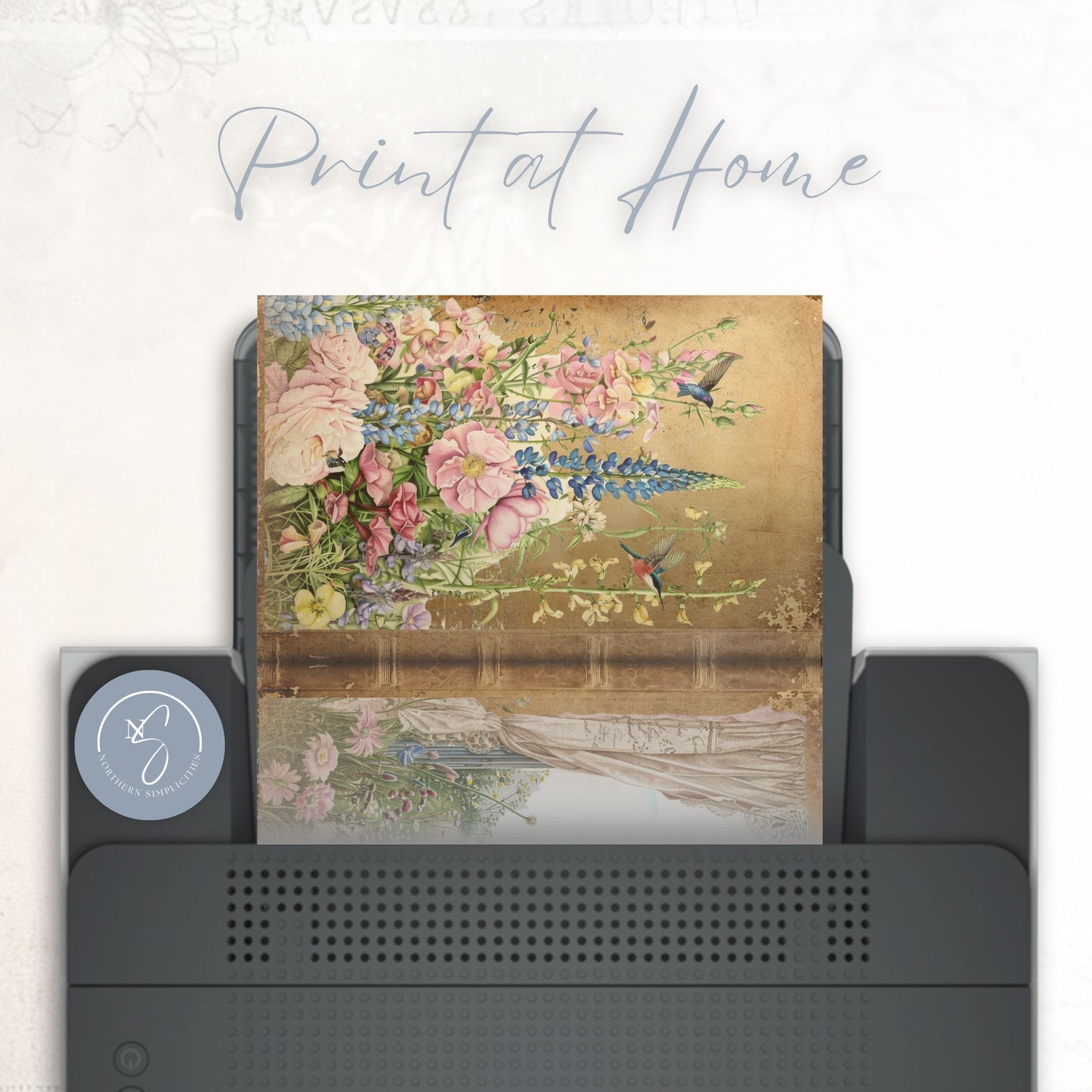 Watercolor Wildflower Journal Cover