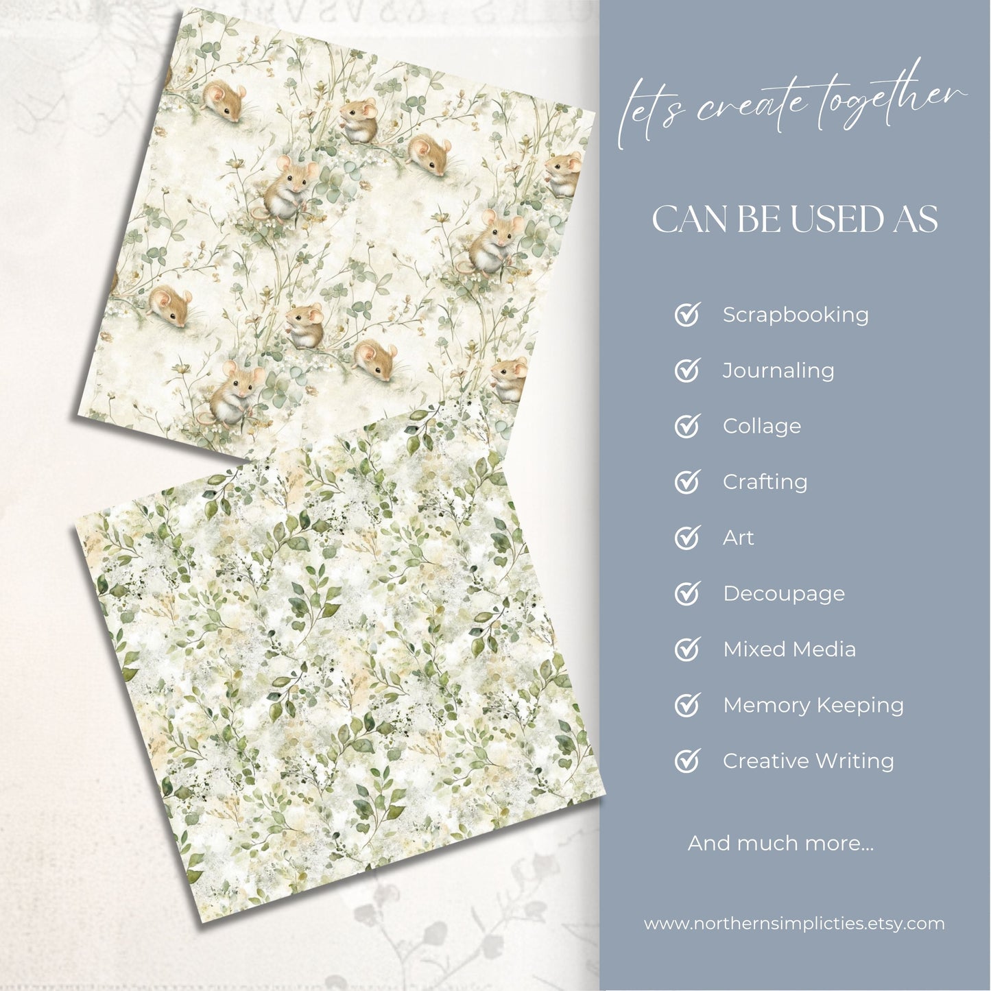 Wandering Meadow Seamless Papers