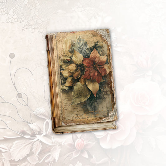 Poinsettia Perfection Journal Cover